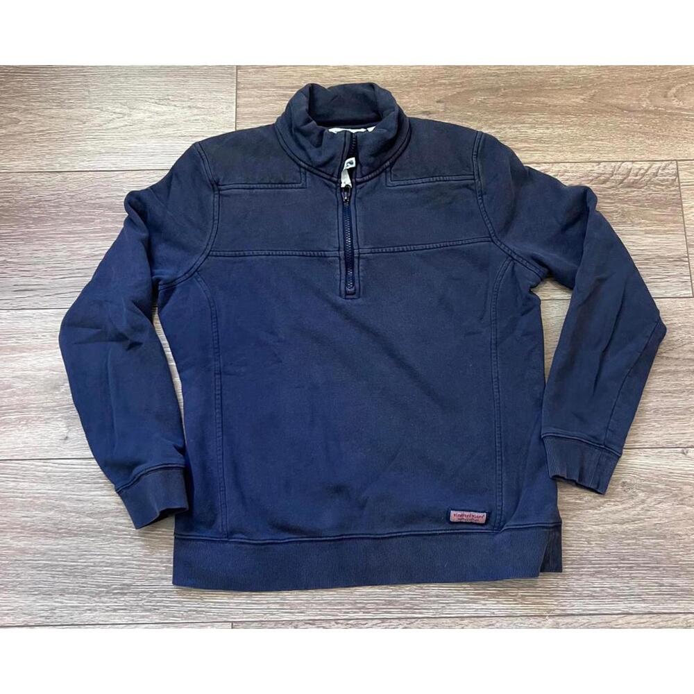 Vineyard Vines Women’s Navy Quarter-Zip Sweatshirt Medium